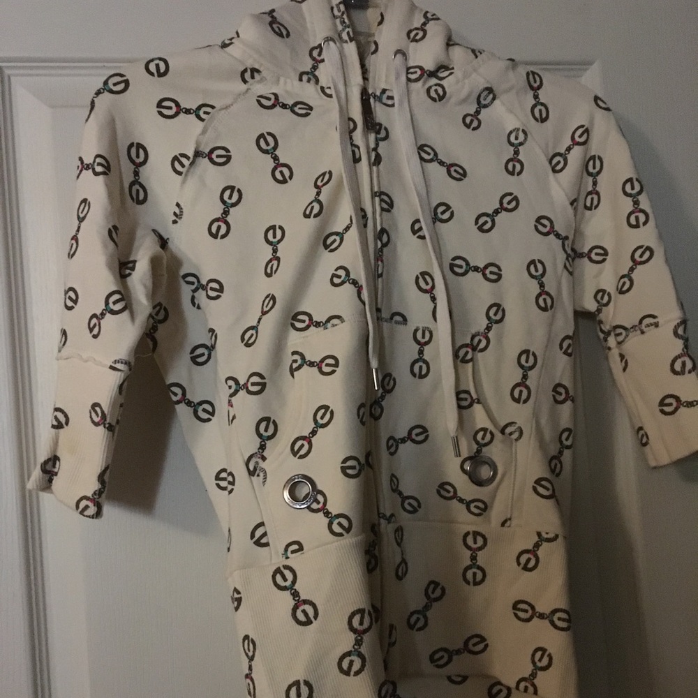 Red by Marc Ecko shirt sleeve hoodie top from early 2000s worn once or twice